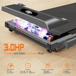 Portable Folding Treadmill with 12 Programs & LED