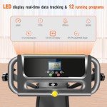 Portable Folding Treadmill with 12 Programs & LED