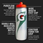 Gatorade 30oz Insulated Sports Squeeze Bottle - Black