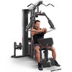 Multifunctional Home Gym with 150LBS Weight Stack