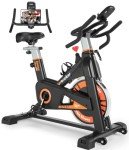 WENOKER Quiet Indoor Exercise Bike with LCD Monitor