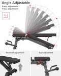 BARWING Heavy-Duty Adjustable Weight Bench