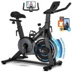 CHAOKE Quiet Magnetic Resistance Exercise Bike for Home