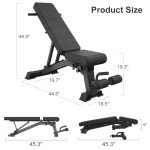 BARWING Heavy-Duty Adjustable Weight Bench