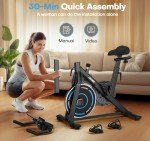 CHAOKE Quiet Magnetic Resistance Exercise Bike for Home