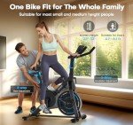 CHAOKE Quiet Magnetic Resistance Exercise Bike for Home