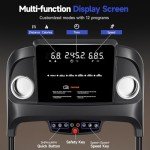 Compact Walking Pad Treadmill with Bluetooth, Incline