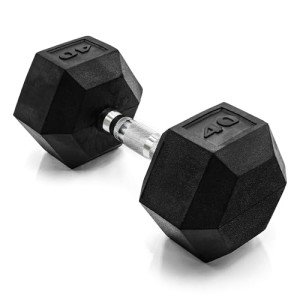 CAP Barbell 40 LB Coated Hex Dumbbell Set