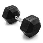 CAP Barbell 40 LB Coated Hex Dumbbell Set