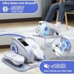 Under Desk Elliptical Trainer for Seniors - Portable & Quiet