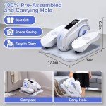 Under Desk Elliptical Trainer for Seniors - Portable & Quiet