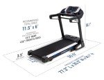 XTERRA TRX5500 Folding Treadmill with Bluetooth & Programs