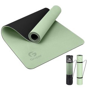 Eco-Friendly Non-Slip Yoga Mat with Strap
