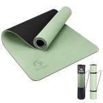 Eco-Friendly Non-Slip Yoga Mat with Strap
