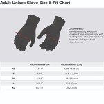 Lightweight Black Running Gloves - Large Size