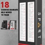 Multifunctional Home Gym Station with 150LBS Weight Stack