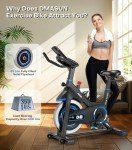 DMASUN Stationary Exercise Bike with Digital Display