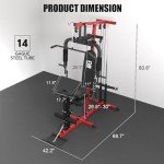 All-in-One Home Gym Workout Station with Accessories