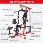 All-in-One Home Gym Workout Station with Accessories