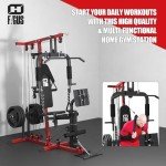 All-in-One Home Gym Workout Station with Accessories