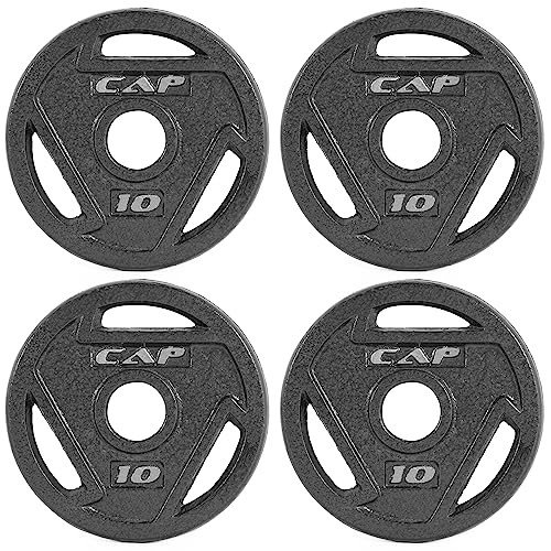 CAP Barbell 10 lb Olympic Grip Weight Plates - Set of 4