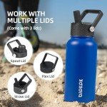 40oz Stainless Steel Insulated Water Bottle with Straw