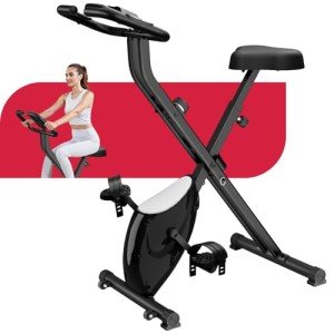Allviate 3-in-1 Foldable Exercise Bike with Monitor
