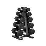150 Lb Dumbbell Set with A-Frame Rack