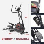 Sunny Health Smart Elliptical with 16 Resistance Levels