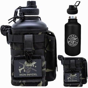 Iron Infidel 64 oz Insulated Water Bottle