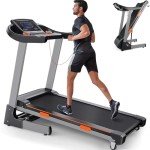Heavy-Duty 3.5 HP Folding Treadmill with Incline