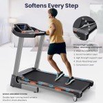 Heavy-Duty 3.5 HP Folding Treadmill with Incline