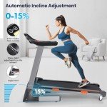 Heavy-Duty 3.5 HP Folding Treadmill with Incline