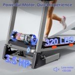 Heavy-Duty 3.5 HP Folding Treadmill with Incline