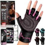 Women’s Workout Gloves with Wrist Support and Grip