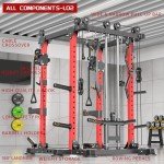 Multi-Function Power Rack with Cable Crossover