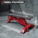 Adjustable Heavy-Duty Weight Bench for Home Gym