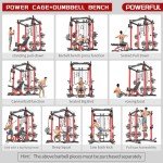 Multi-Function Power Rack with Cable Crossover