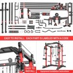 Multi-Function Power Rack with Cable Crossover
