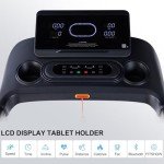 Heavy-Duty Incline Treadmill with Bluetooth Connectivity