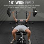 Mikolo 8-in-1 Multi-Function Weight Bench Set