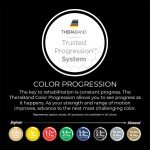 THERABAND Resistance Bands, 6 Yard Roll Professional Latex Elastic Band For Upper & Lower Body, Core Exercise, Physical Therapy, Pilates, Home Workouts, & Rehab, Green, Heavy, Level 4