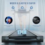 OMA Treadmill with Incline, Portable Treadmill for Home Office, Treadmills for Home with 300 lb Capacity, Compact Walking Running Treadmill with Wide Belt, LED Display, Heart Rate, 36 Preset Programs