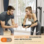Decorcn Compact Home Gym, Foldable Rowing Machines for Home Gym, Full Body Strength Training with Pull Up Station, Power Rack, LAT Pulldown Machine, Cable Machine for Home Workout