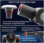 BONDIR R2 PRO+ Massage Gun - Articulating Deep Tissue Back Massager with Extension Handle and 6X Heads Including Heated Attachment