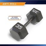 Marcy 35lb Cast Iron Hex Dumbbell, Single, IV-2035