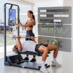 Speediance Smart Home Gym System, Gym Monster Multifunctional Smith Machine Home Gym Power Cage, All-in-one Cable Machine for Home Workout, Full Body Strength Training Fitness Exercise Machine