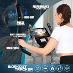 ANCHEER Elliptical Machine, Elliptical Exercise Machine for Home with Hyper-Quiet Magnetic Driving System, Elliptical Trainer with 22 Resistance Levels, Max 330Lbs