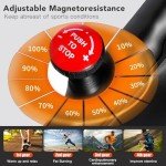 PayLessHere Exercise Bike Indoor Cycling Bike Stationary,Fitness Training Bike with Comfortable Seat Cushion,LCD Monitor Workout bike for Home Cardio Workout Fitness Machine,Yellow