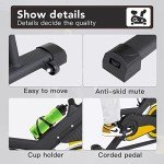 PayLessHere Exercise Bike Indoor Cycling Bike Stationary,Fitness Training Bike with Comfortable Seat Cushion,LCD Monitor Workout bike for Home Cardio Workout Fitness Machine,Yellow